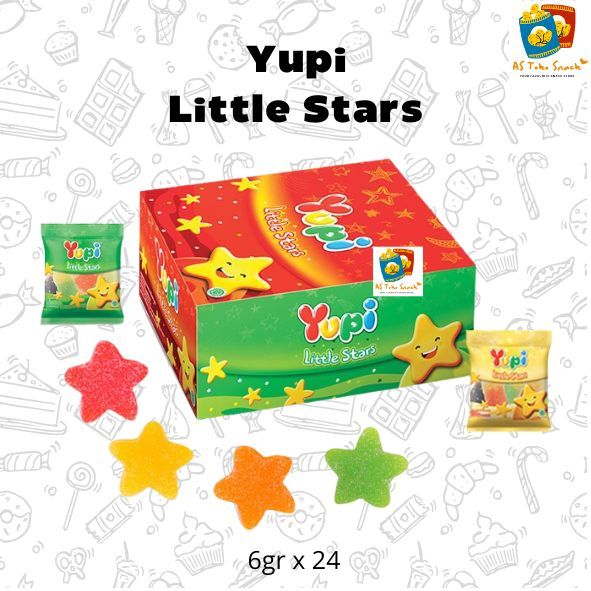 

Yupi Little Stars 6gr (1 Box Isi 24)