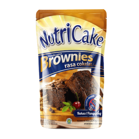 

Nutricake Brownies Coklat 230gr Tepung Instant Brownie 230gr