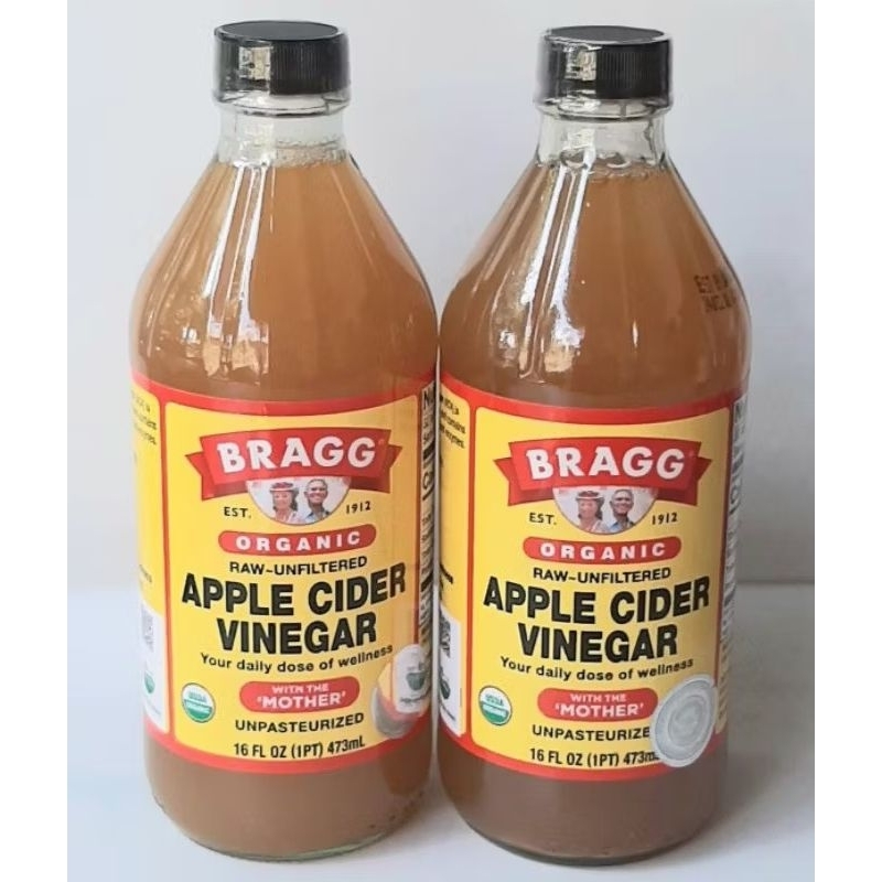 

BRAGG - Organic apple cider vinegar ACV cuka apel -473 ml Original USA