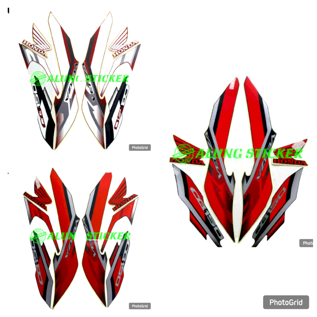 STIKER STRIPING LIS LES BODY MOTOR CB150 VERZA 2021
