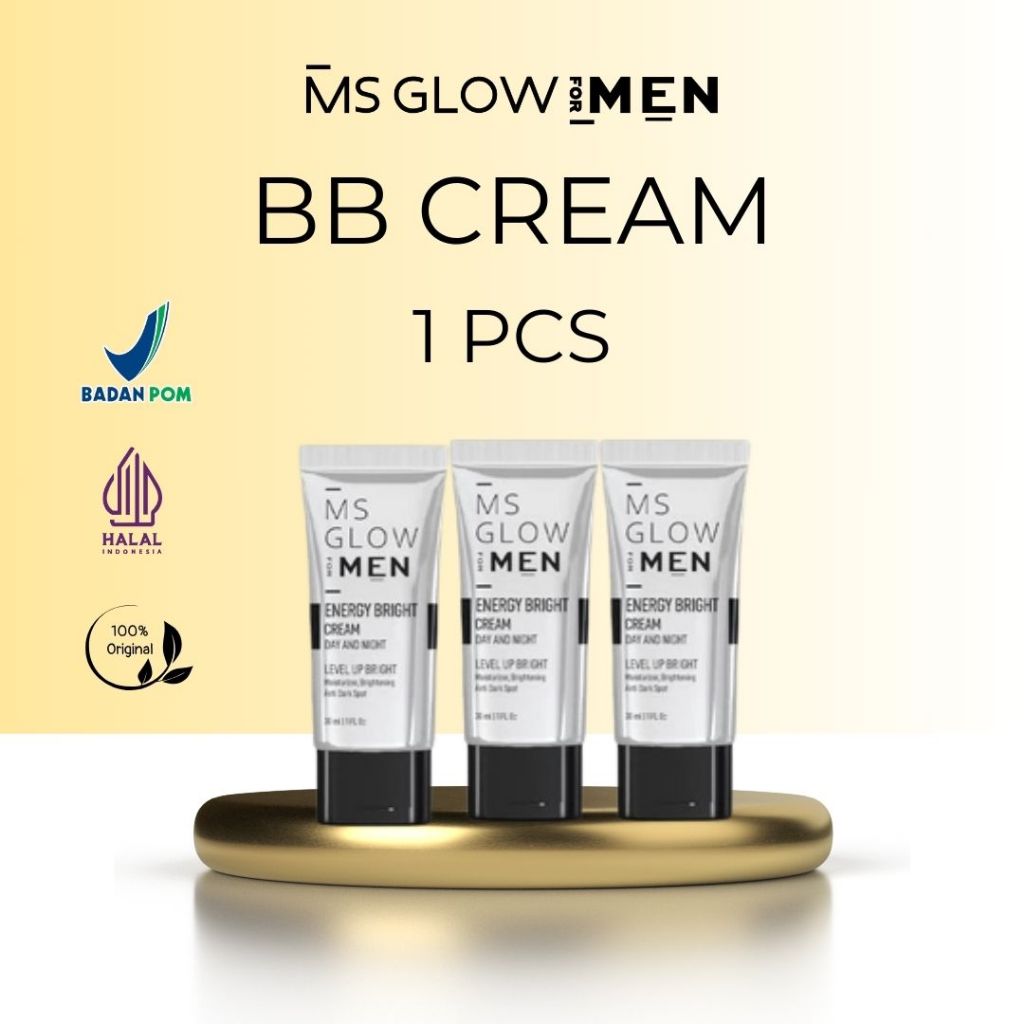 MS GLOW FOR MEN  Cream Day Night Energy Bright Siang dan Malam MS GLOW FOR MEN ORIGINAL 100%