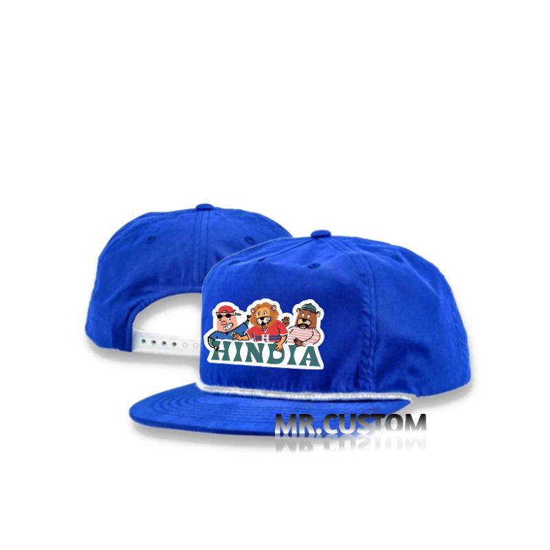 Topi Snapback Classic Premium Hindia Band/ RopeHat Skena Vintage/Snapback Klasik Oldskool Lokal Bran