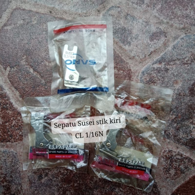 Sepatu stik kanan CR 1/8E, 1/4, 1/16N, Sepatu stik kiri CL 1/16N, sepatu Resleting P363,  Sepatu msn