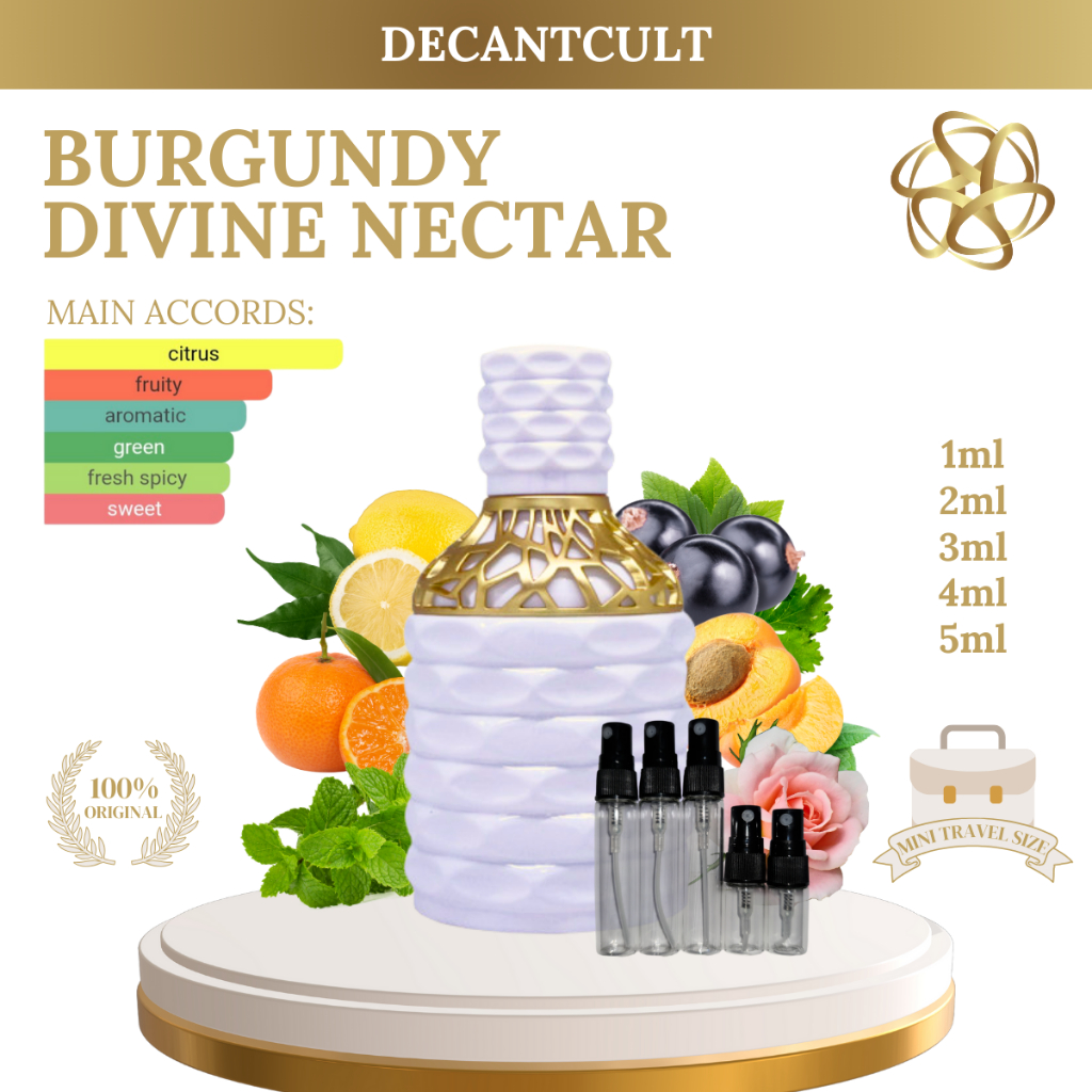 DECANT Parfum Burgundy Divine Nectar XDP