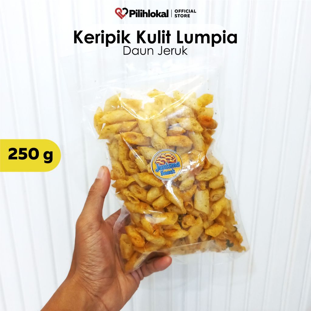 

Pilihlokal - Kulpi Keripik Kulit lumpia Goreng Pedas Daun Jeruk 250 gram 500 gram dan 1 kg Lumring