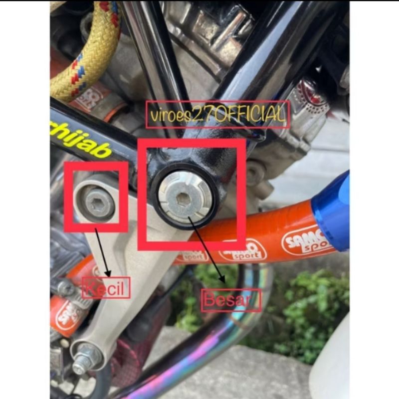 Baut Sambungan besar Rangka New CB150 & CBR LED