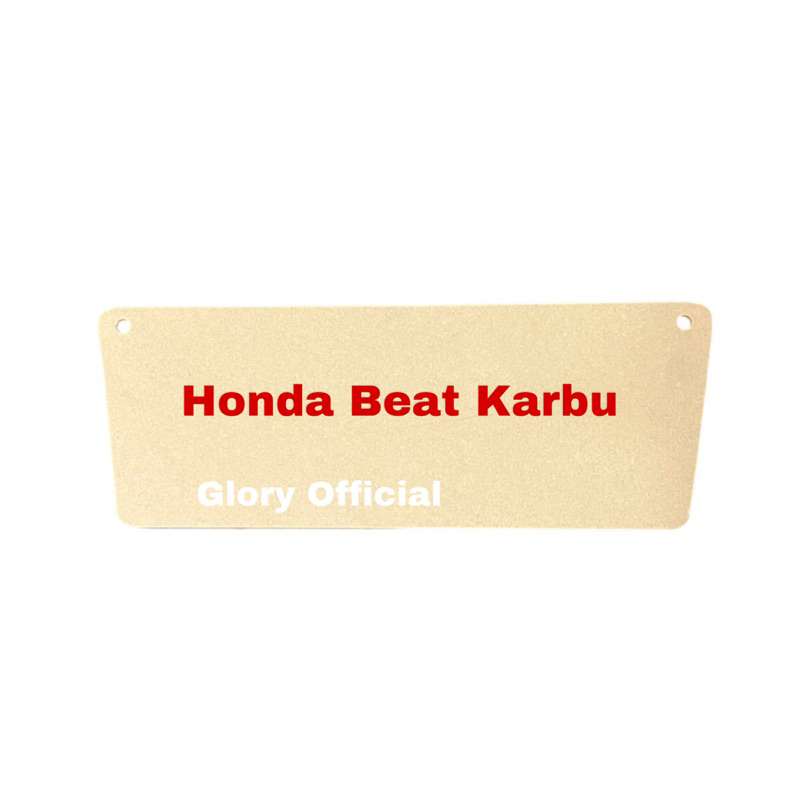 Mudflap Akrilik Honda Beat Karbu