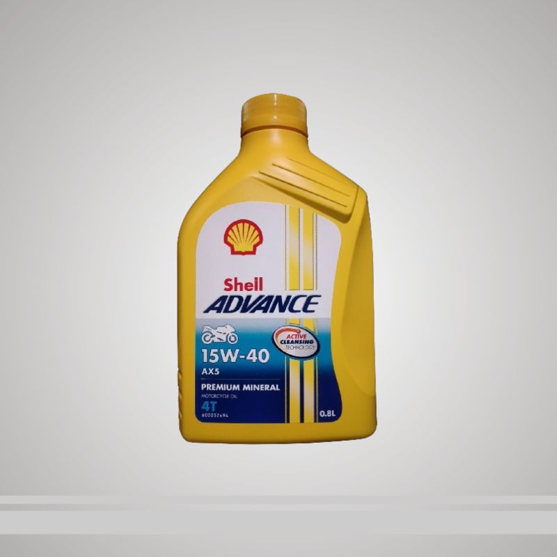 OLI SHELL AX5 800ml-1 Liter MANUAL/UNTUK MOTOR BEBEK DAN SPORT