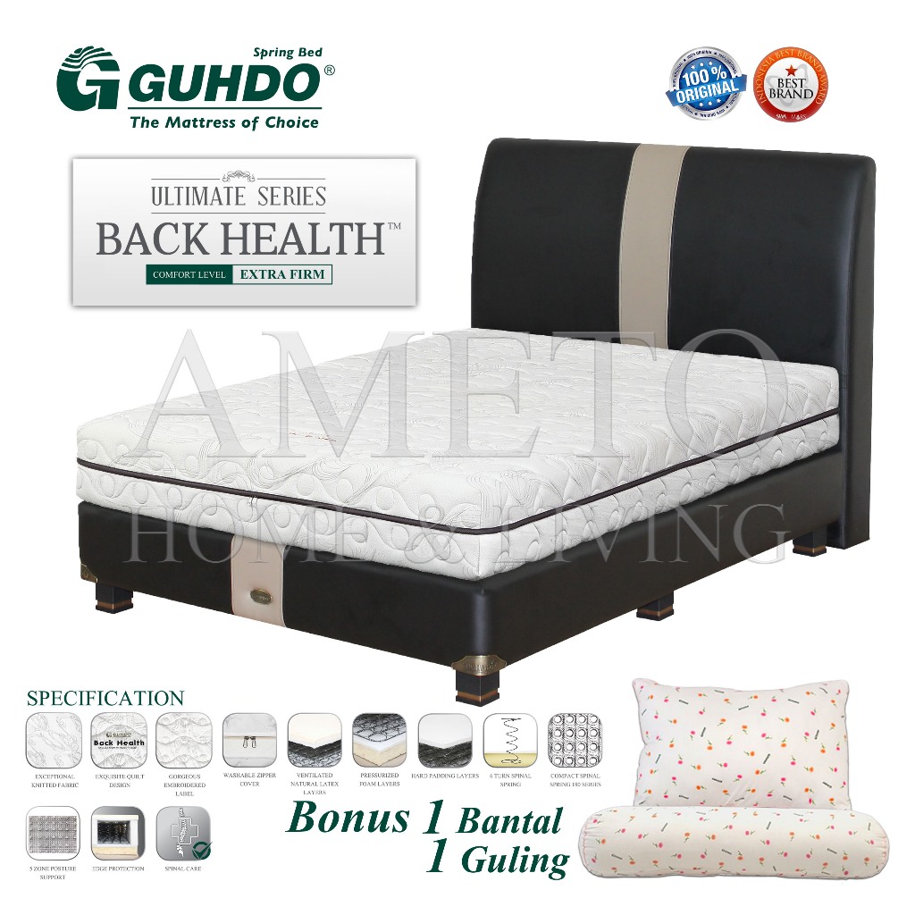 Guhdo Springbed Back Health Latex 120x200 Venetian Style Full Set