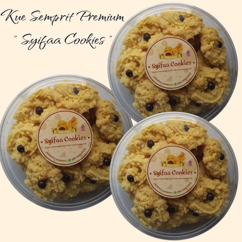 

Kue Kering/Kue Semprit Premium/Kemasan toples 250gram