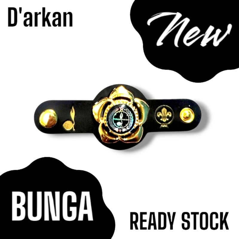 

Ring Kacu/Dasi Pramuka Motif Bunga Warna Emas