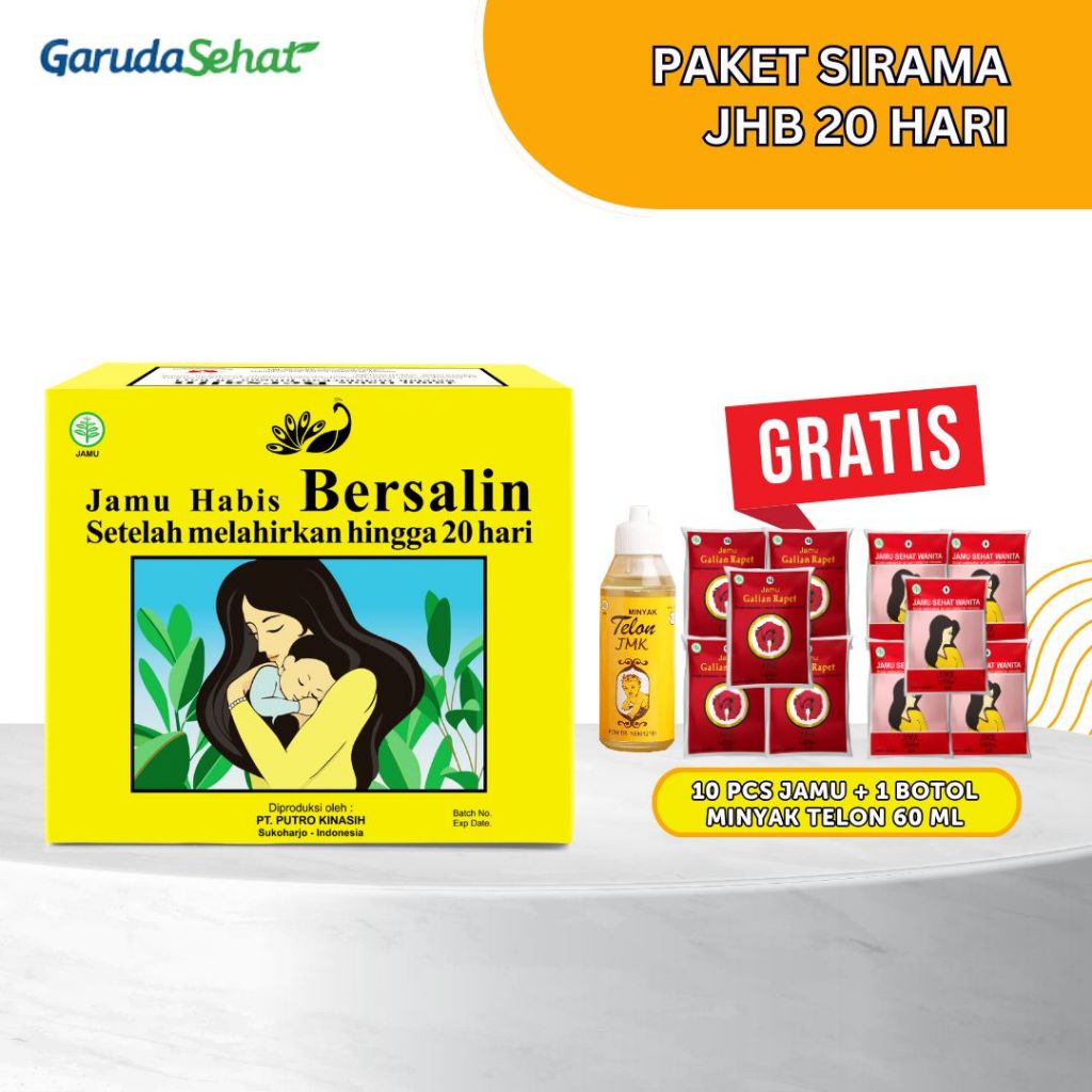

PAKET SIRAMA JAMU HABIS BERSALIN 20 HARI