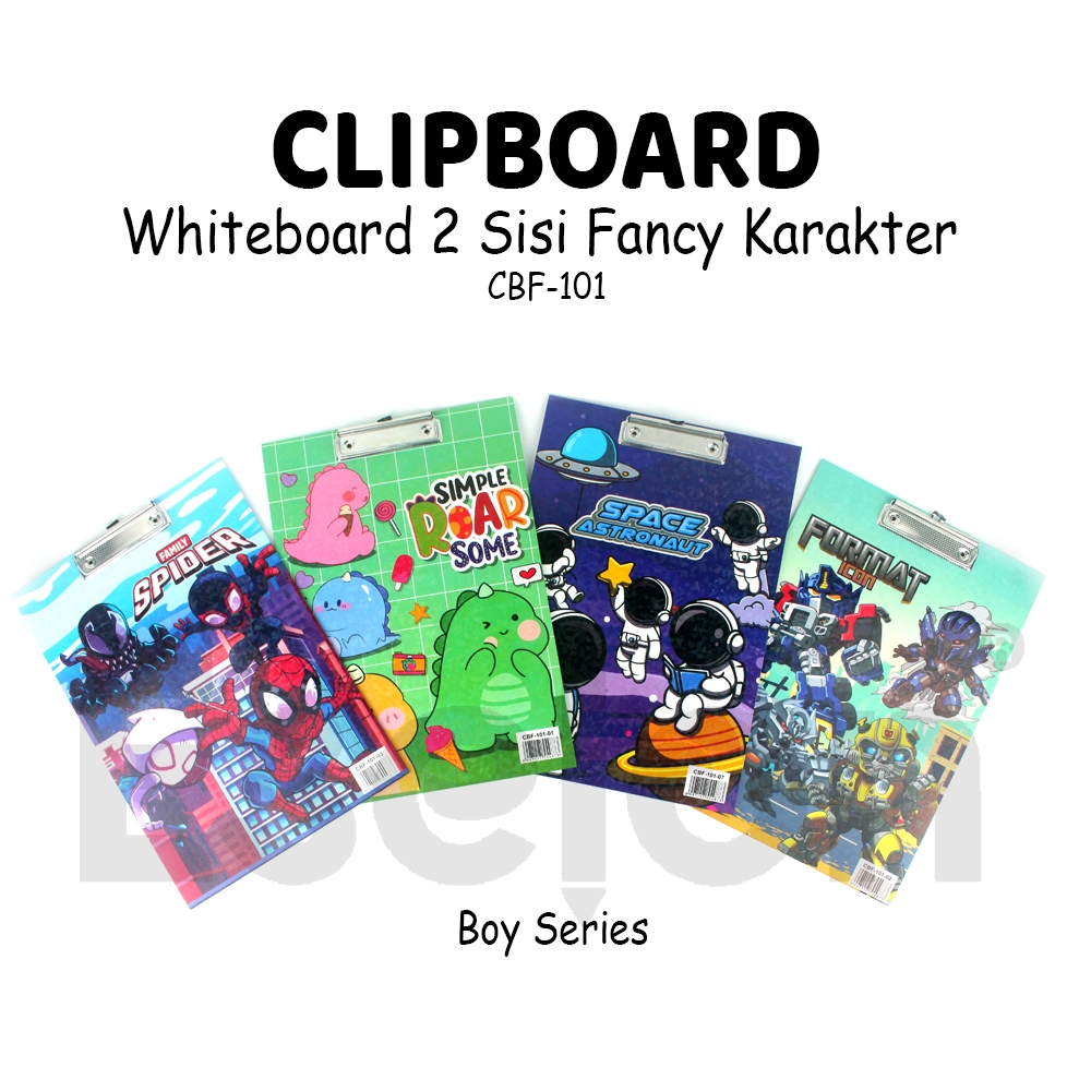 

Clipboard karakter+papan white board / Papan Ujian Karakter / CBF-101