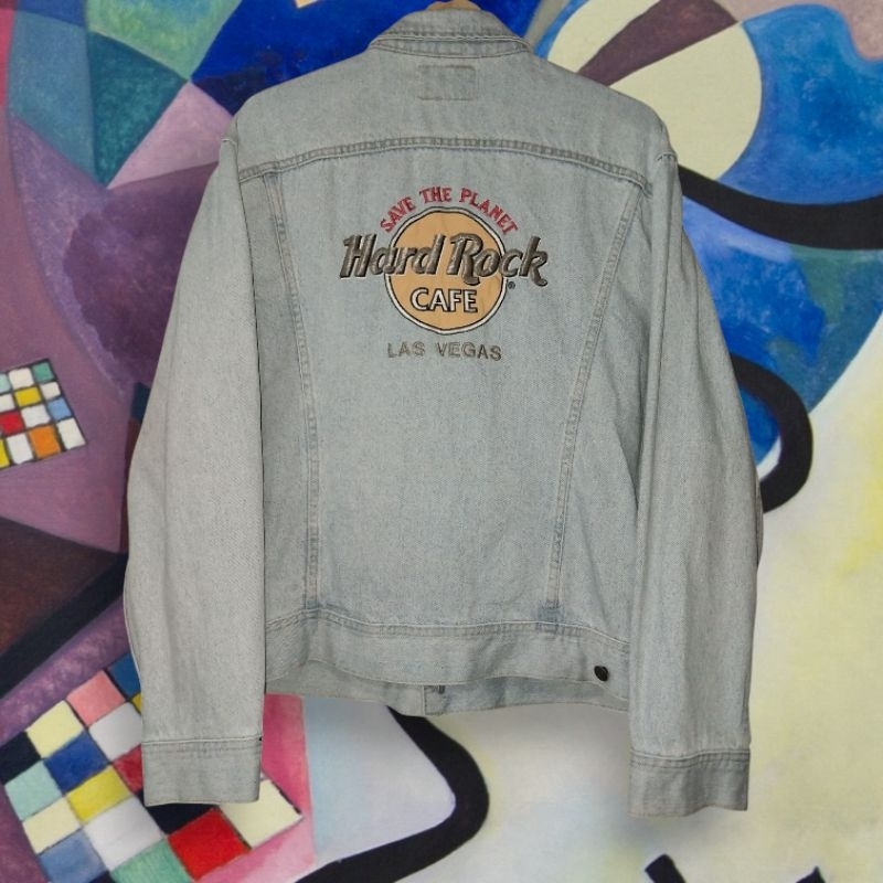 Vintage trucker lee x hard rock cafe