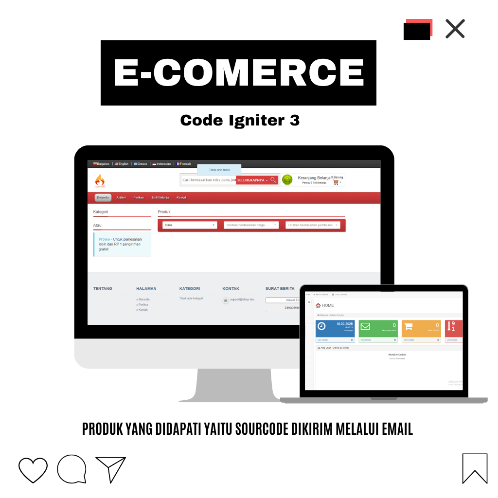 jual source code ecommerce, jual aplikasi untuk belajar