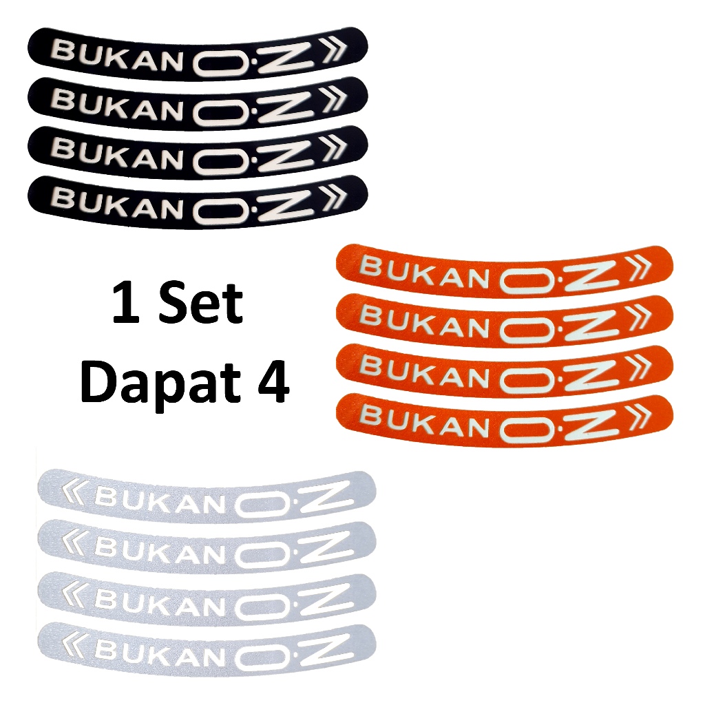 Stiker Velg Bukan OZ Racing / Sticker Bukan OZ Racing