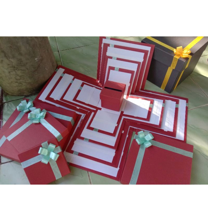 

BOX KOSONG EXPLOSION BOX Untuk Kado untuk ulang tahun box hadiah misteri