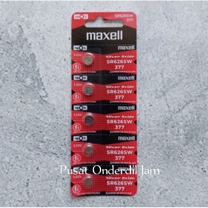 Baterai 626 Maxell SR626SW/377 Original