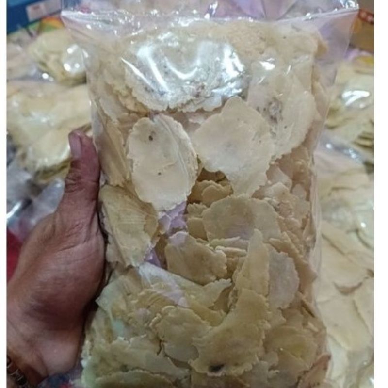 

Emping melinjo mentah pecahan 500gram