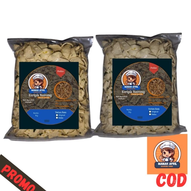 

PROMO CEMILAN KEKINIAN BASRENG IKAN DAUN JERUK 500gr KERIUK ABIIIISS