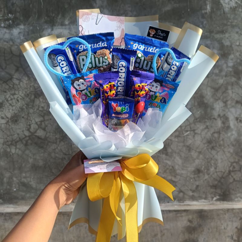 

Buket Snack | Buket Jajan | Buket Snack Murah | Buket Wisuda | Buket Hadiah | BACA DESKRIPSI!!! | Buket Hari Guru | Buket Hadiah Ulang Tahun