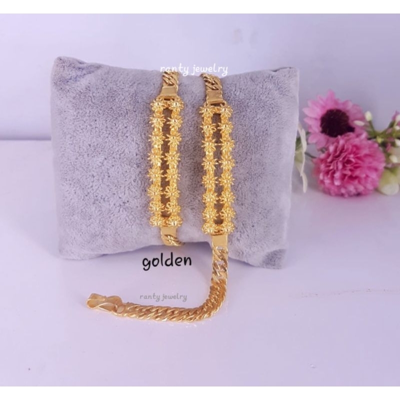 Gelang Matahari Replika Emas 24k Golden, Cocok pake Nikahan