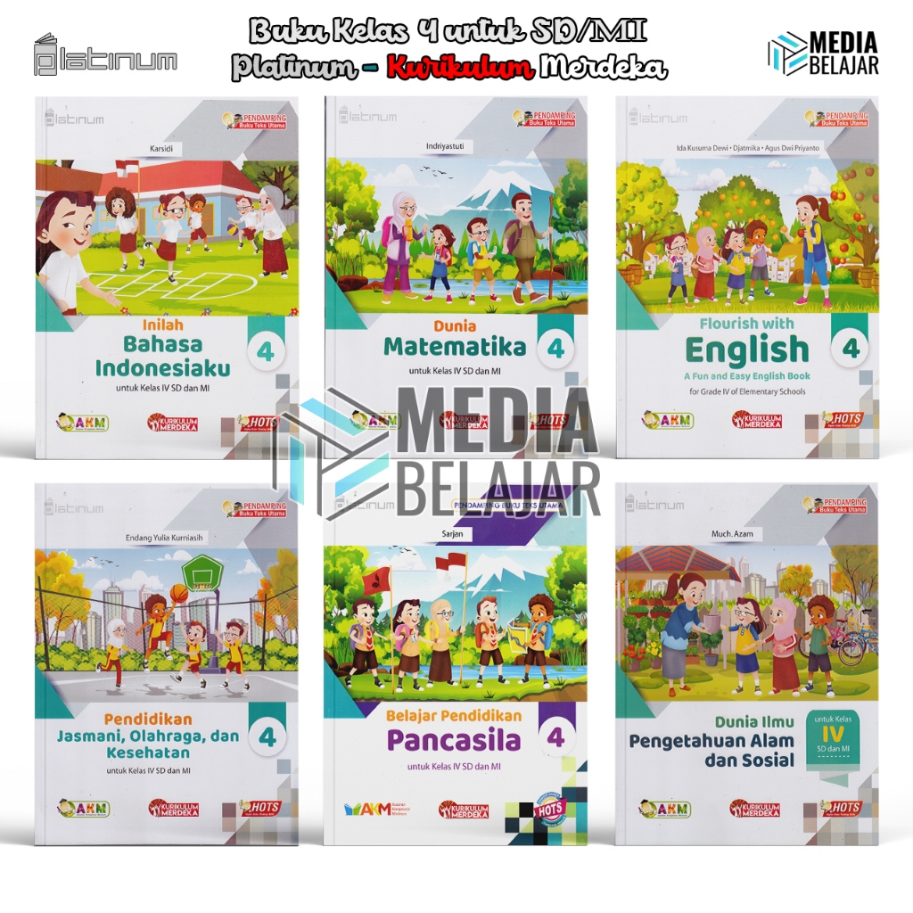 Buku Platinum Kelas 4 Kurikulum Merdeka SD Tiga Serangkai