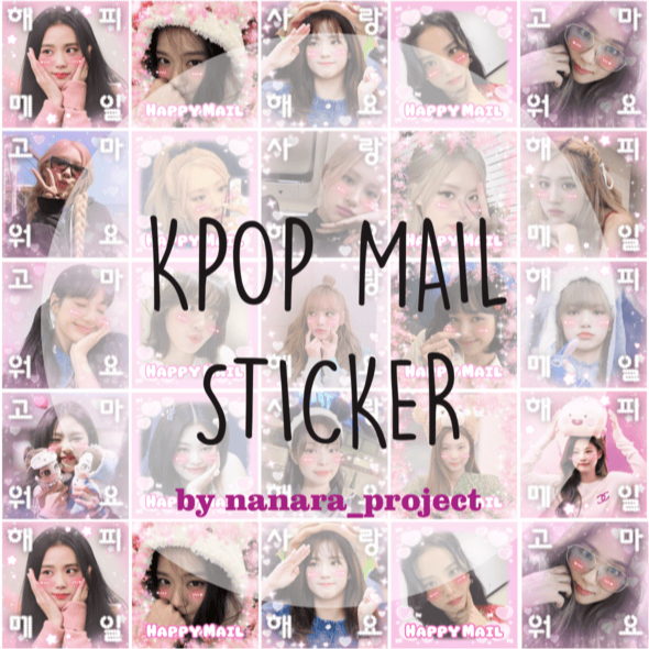 

(GIRL GRUP) KPOP MAIL STICKER || Stiker Mail ala SellKor