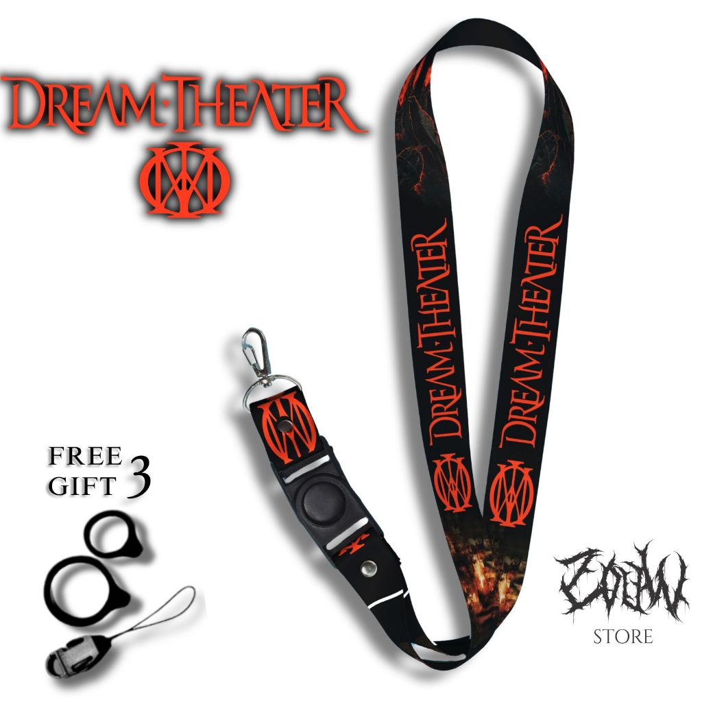 

LANYARD DREAM THEATER TALI GANTUNGAN KUNCI HP ID CARD