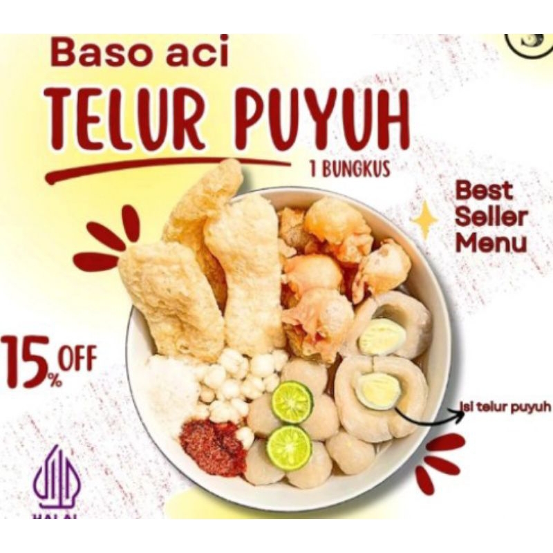 

Baso Aci isian Telur Puyuh 1 +Original 6 +Batagor Mini +Cuangki Lidah +bumbu cabai +bumbu kaldu +Jeruk Limo