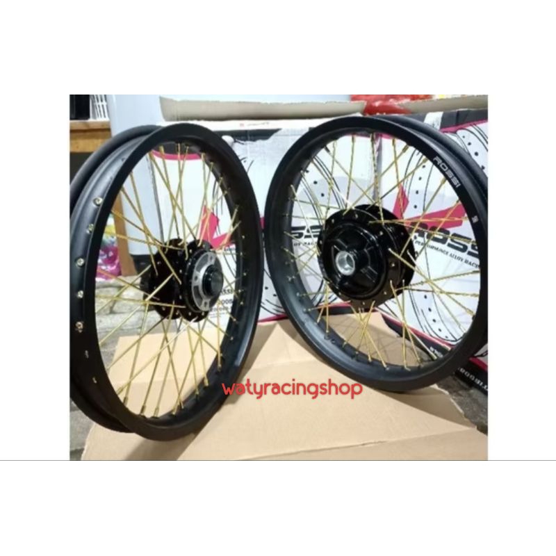 Sepaket Velg Tromol set Jari2 Rx king Rxking Tapak Lebar Ring 18 140 160x185/185x215 Paketan Jari2 T