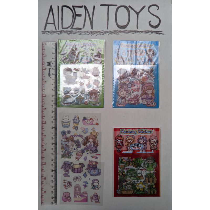

sticker fantasy isi 20 pcs