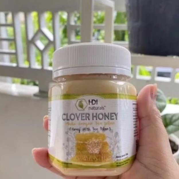 

Clover honey 250gr exp 2028 + sendok kayu