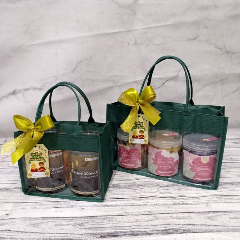 

Tas Hampers Lebaran Raya Bag/ Tas parsel lebaran/ free hang tag pita