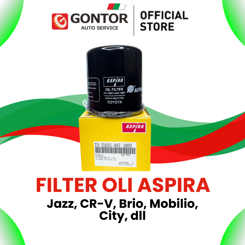 Filter Oli Saringan Oli HONDA Aspira Untuk Jazz, CR-V, Brio, Mobilio dll- Gontor Auto Service