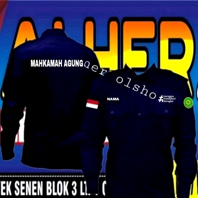 Kemeja mahkamah agung baju mahkamah agung seragam mahkamah agung baju kerja mahkamah agung kemeja MA