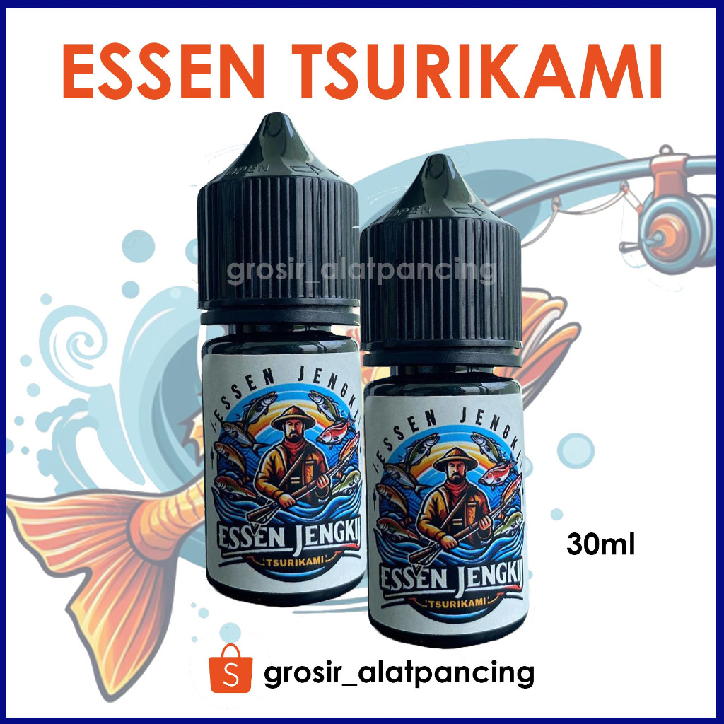 Essen Jengki Tsurikami Esens Harum Amis Secret Strike Essen Microfishing Media Lumut Pelet Cacing