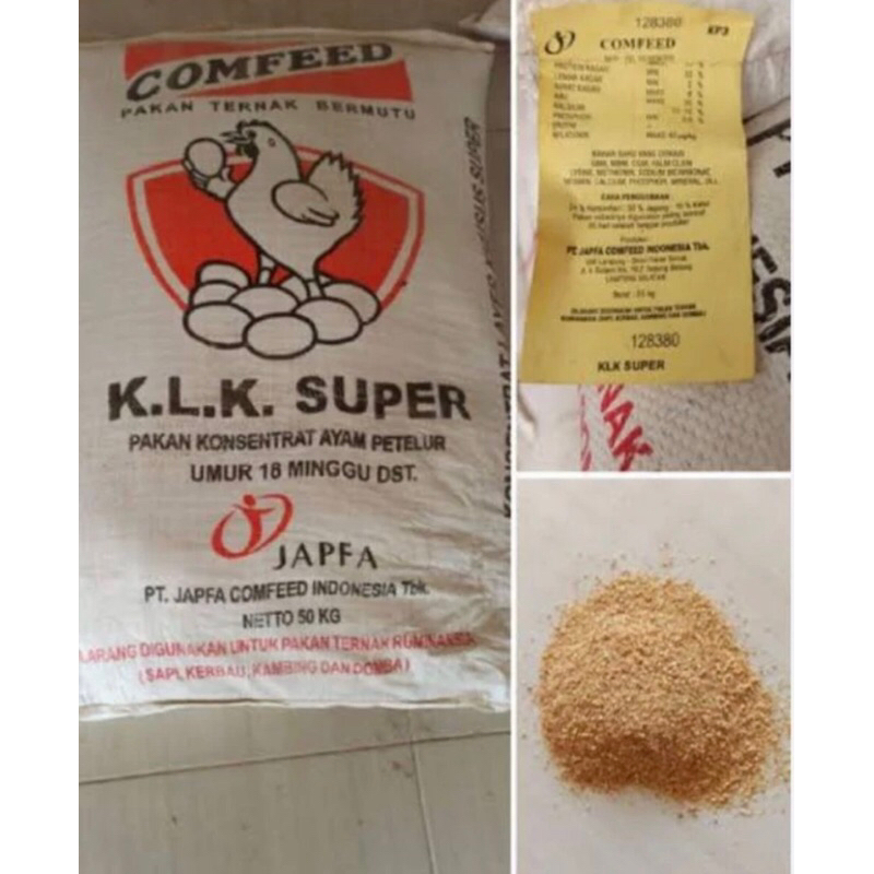 KOSENTRAT AYAM PETELUR KLK SUPER PAKAN AYAM BETELUR