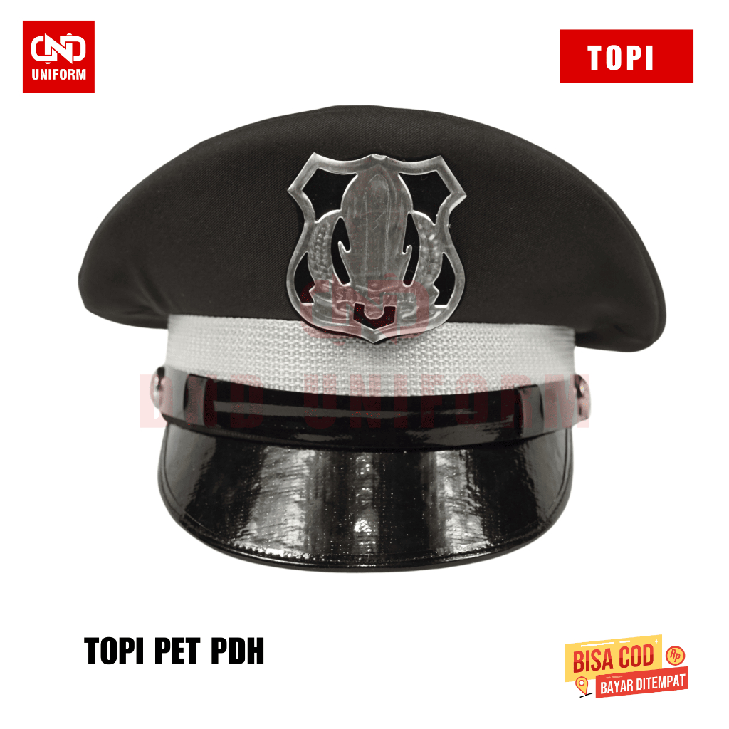DND UNIFORM - TOPI PET PDH SATPAM SECURITY GADA PRATAMA GADA MADYA