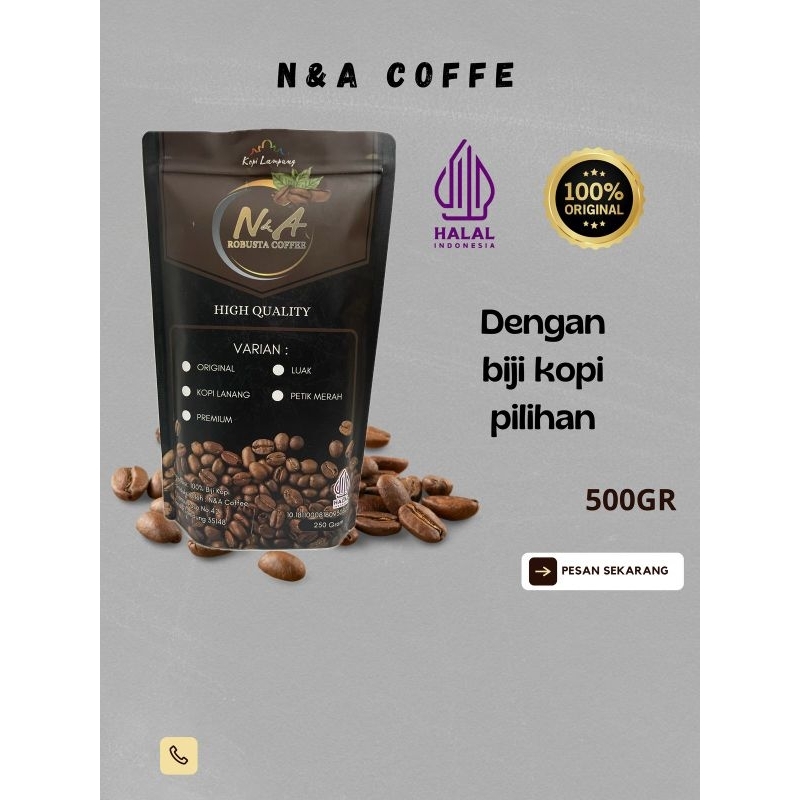 

KOPI LAMPUNG PETIK MERAH 500 GR