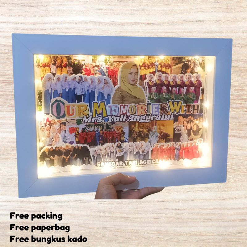 Frame perpisahan/ hadiah perpisahan / kado kantor / kado guru / hadiah ulang tahun / kado farewell