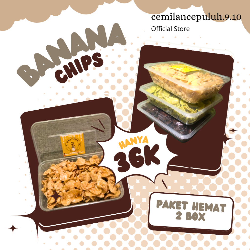 

2 BOX THIWALL 500 ML KERIPIK PISANG LUMER BANANA CHIPS MELTED KEKINIAN