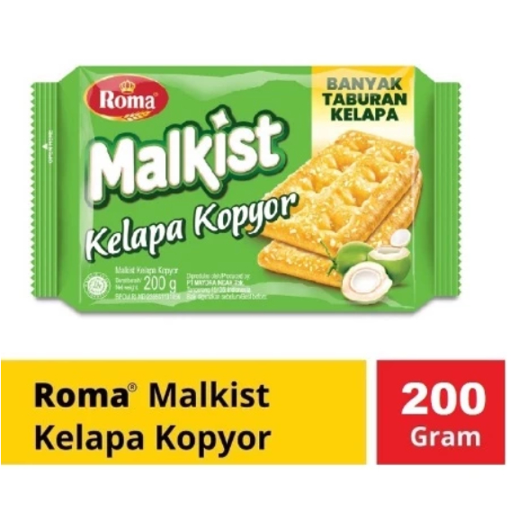 

ROMA MALKIST KELAPA KOPYOR 200 g