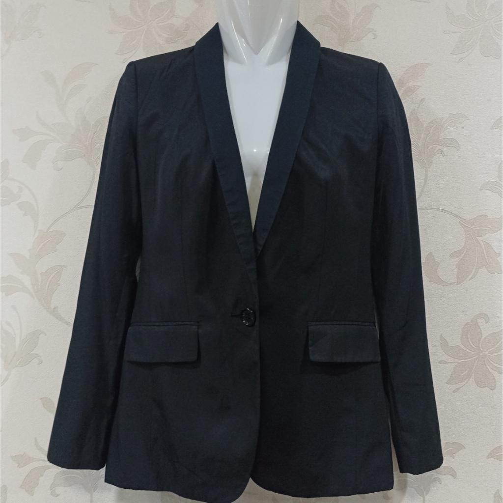 Armani Exchange Single-Button Blazer Pakaian Jas Jacket Pria Second Bekas Preloved Original Asli