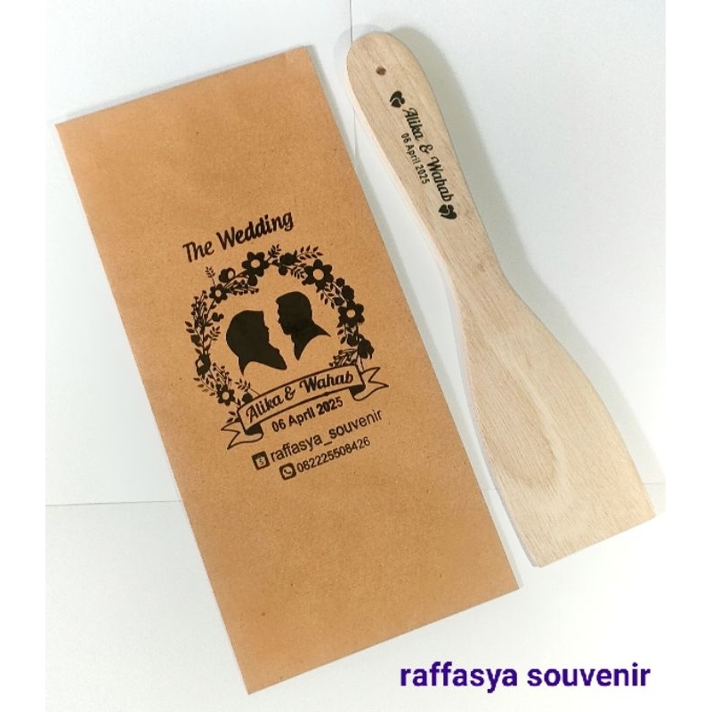 souvenir pernikahan centong solet