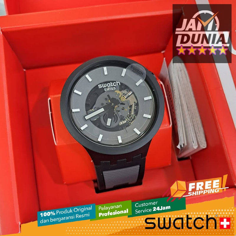 JAM TANGAN PRIA SWATCH ORIGINAL SB05B113 SWATCH SB05B113 BIG BOLD NG B084