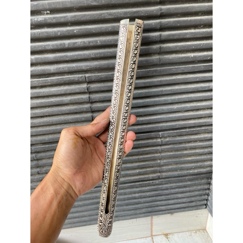 pendok blewah solo tatahan modang tebal 04mm lapis perak