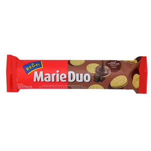 

[3PCS] REGAL BISKUIT SANDWICH MARIE DUO CHOCOLATE PACK 100GRAM