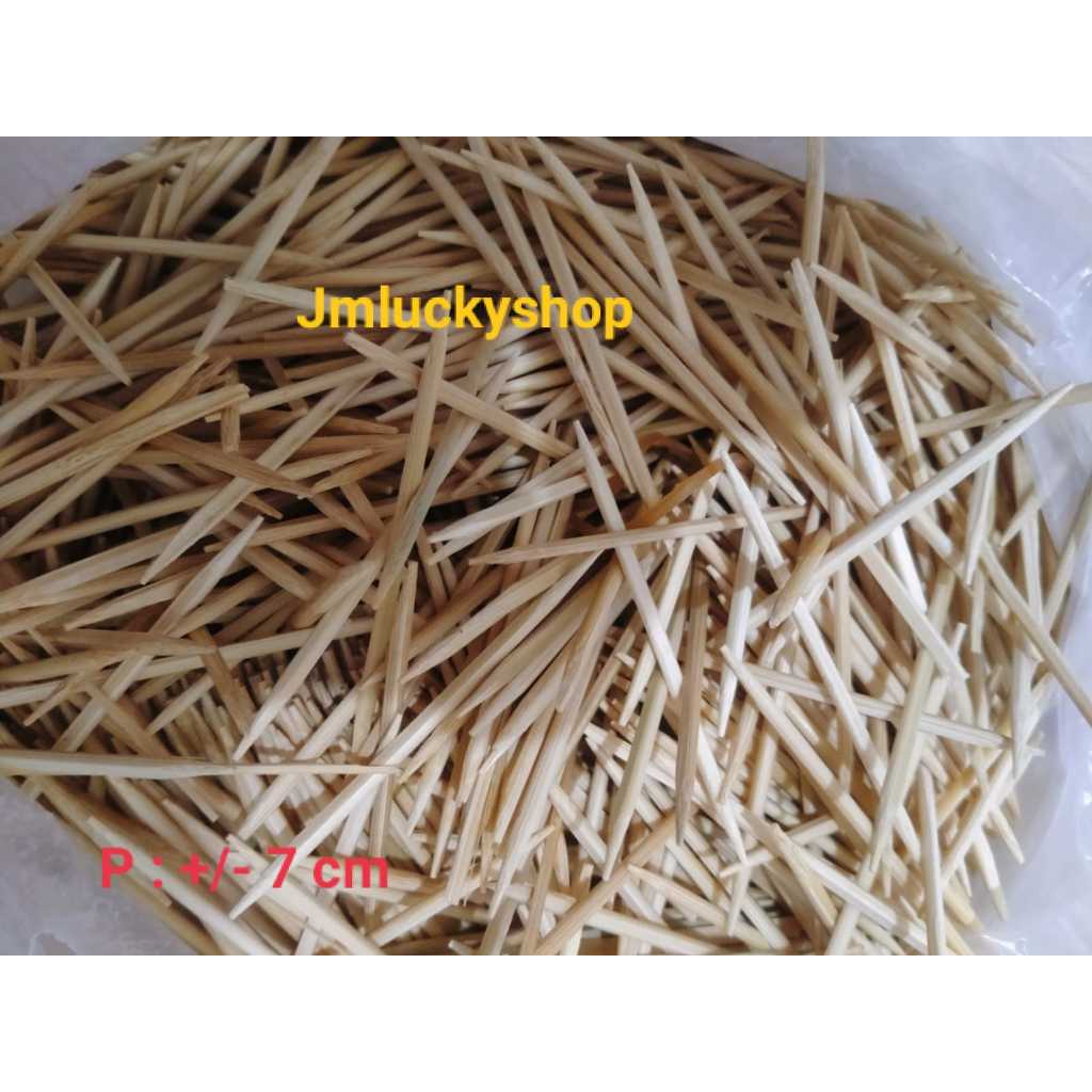 Tusuk Gigi Kiloan 1kg / Dongkrak Gigi / Tusuk Gigi Bambu