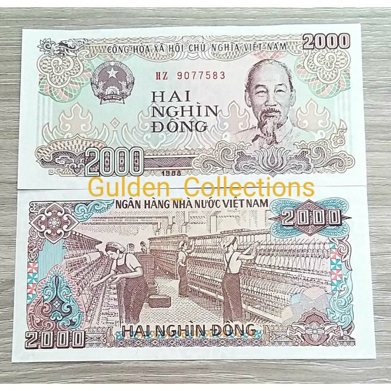 Vietnam 2000 dong vietnam UNC